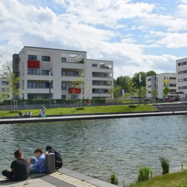 Uferviertel am Wasser in Essen-Altendorf