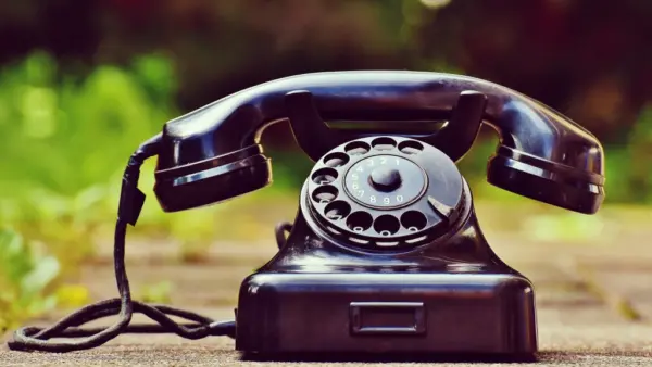 Historisches Wählscheibentelefon