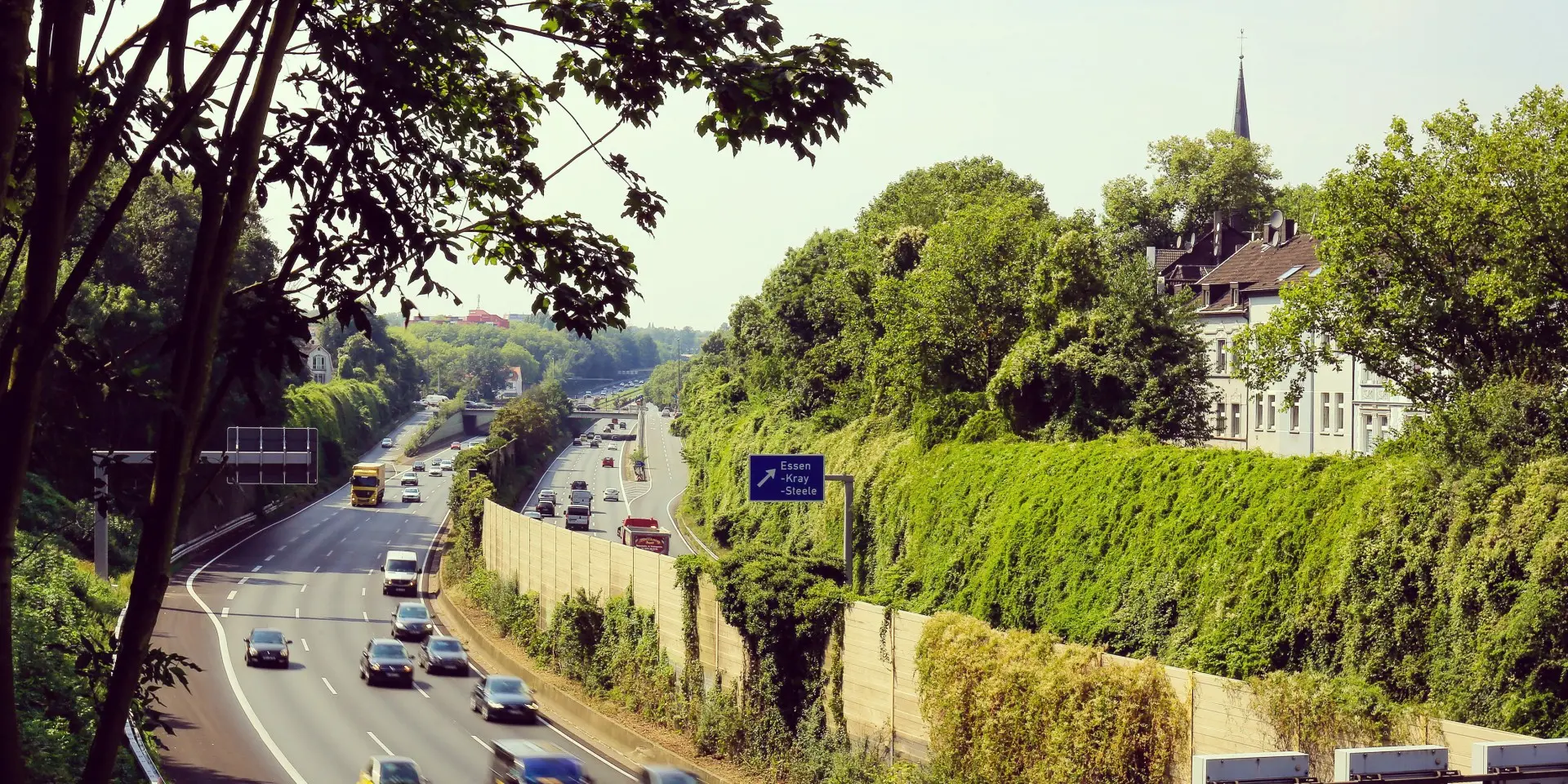 Autobahn Ausfahrt Essen-Kray