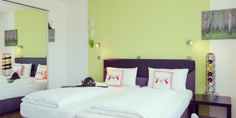 Doppelzimmer im Art Hotel Körschen