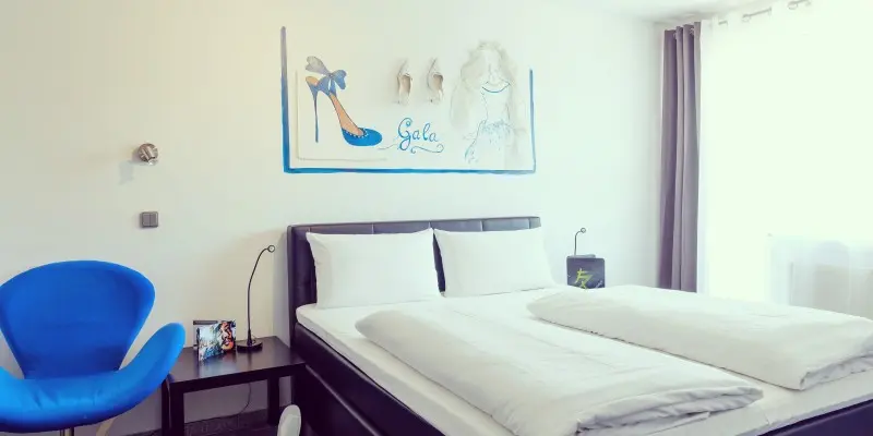 Doppelzimmer im Art Hotel Körschen