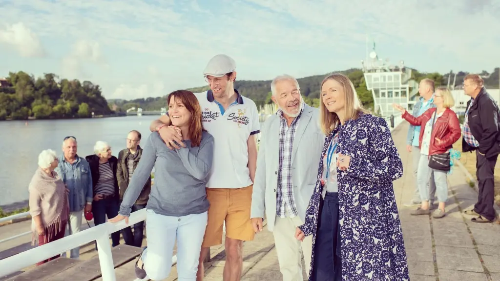 Geführte Gruppe am Baldeneysee