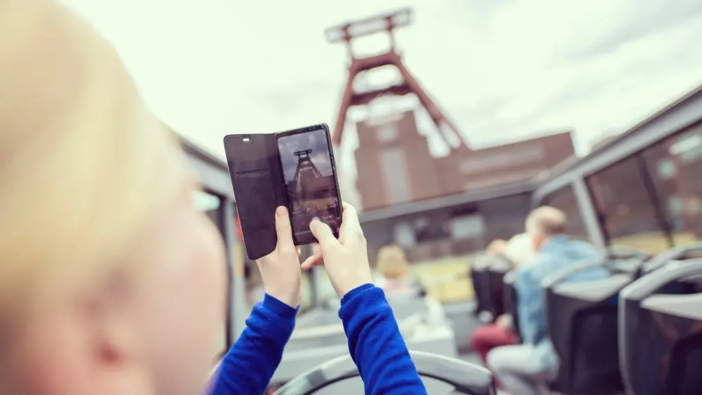 Gruppe bei einer Stadtrundfahrt auf Zollverein