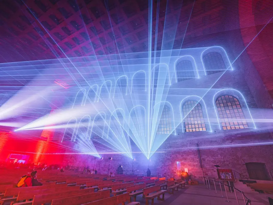 Lumen Cantus - Lasershow: Manfred "Ollie" Olma, Köln Musik: Sebastian Küchler-Blessing, Essen