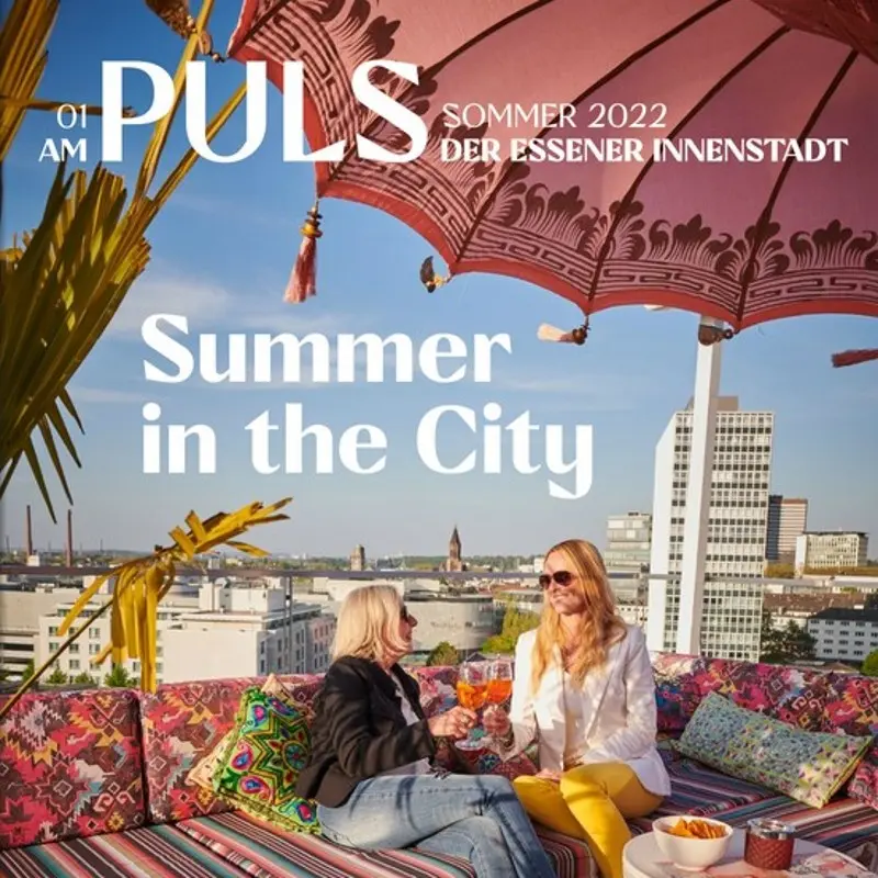 Titelseite Am Puls der Essener Innenstadt, Sommer 2022