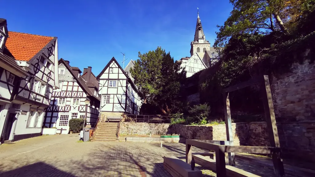 Tuchmacherplatz in Kettwig am Kettwiger PanoramaSteig