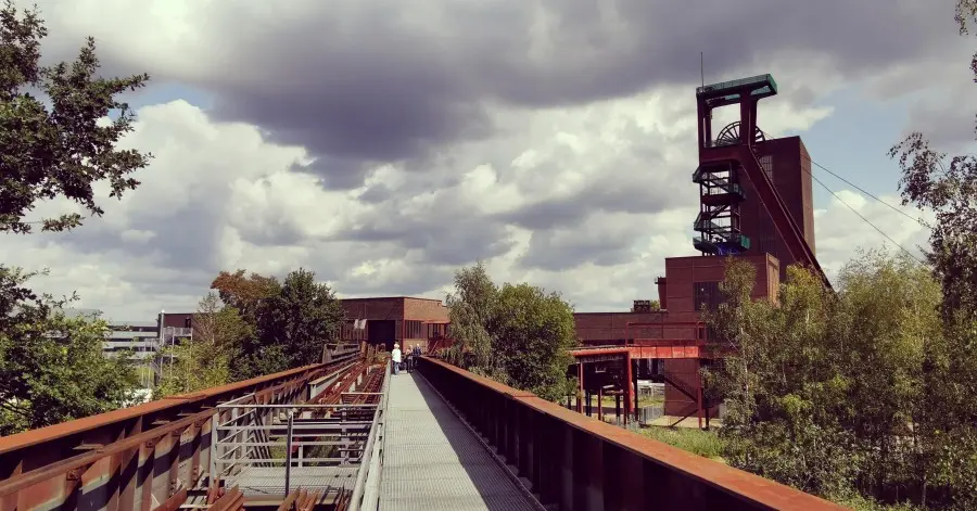 Kunstschacht auf dem Gelände des UNESCO-Welterbe Zollverein