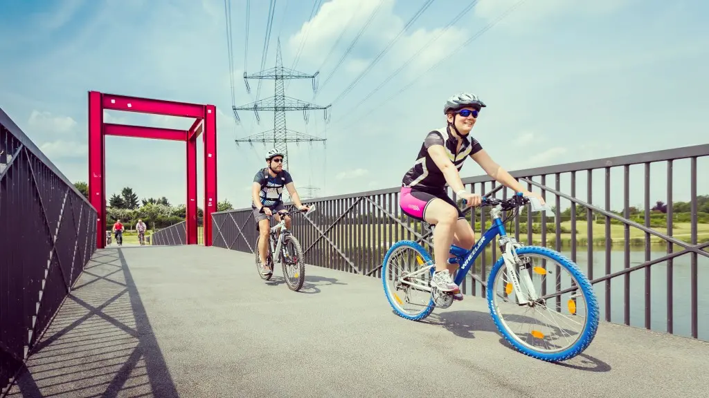Radfahrer am Niederfeldsee