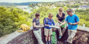 Wandernde auf dem BaldeneySteig