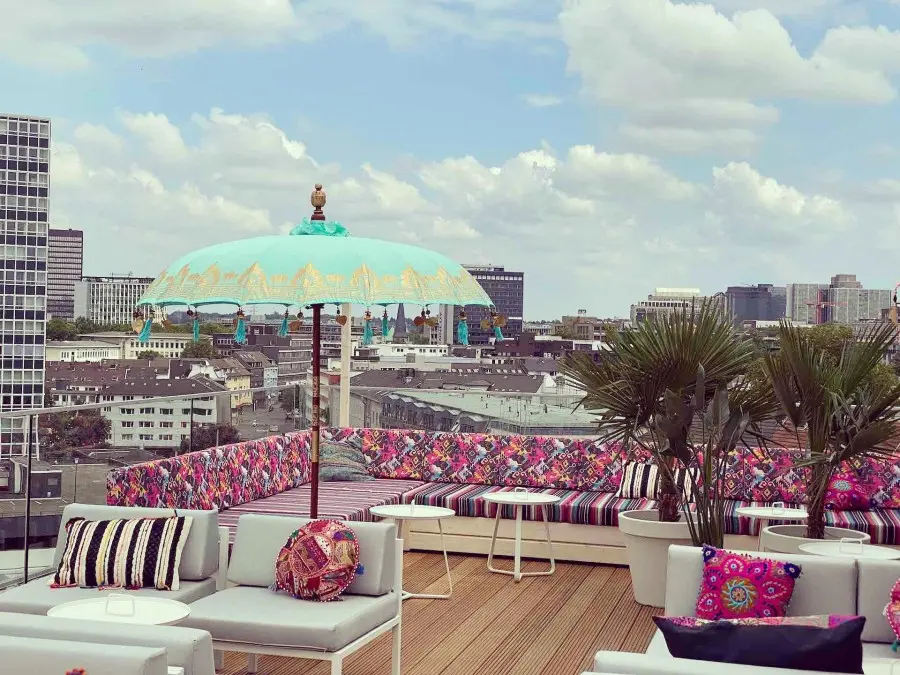Rooftop-Lounge des Lil'Tiger
