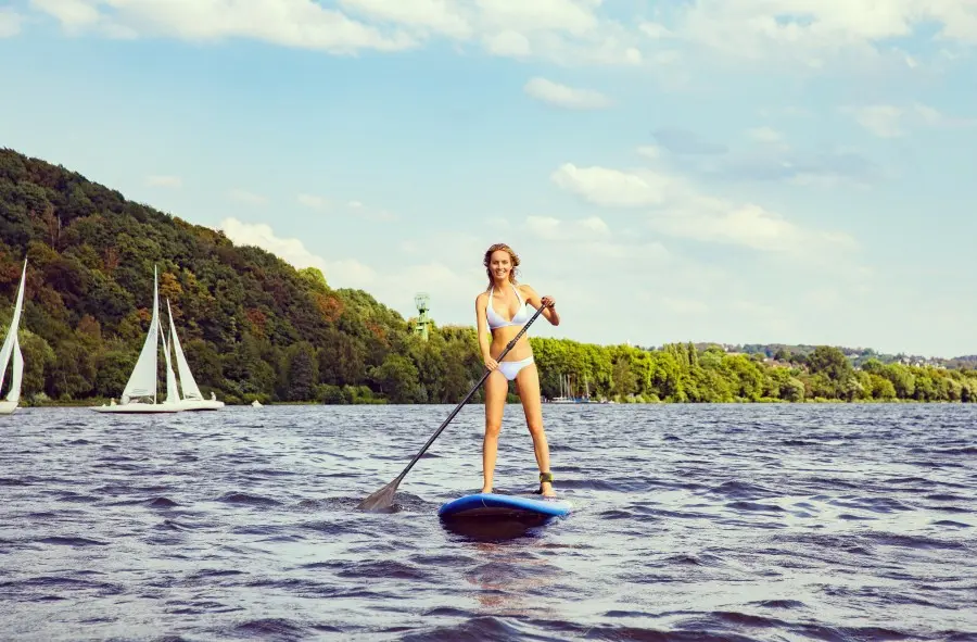 Stand-Up-Paddeling auf dem Baldeneysee